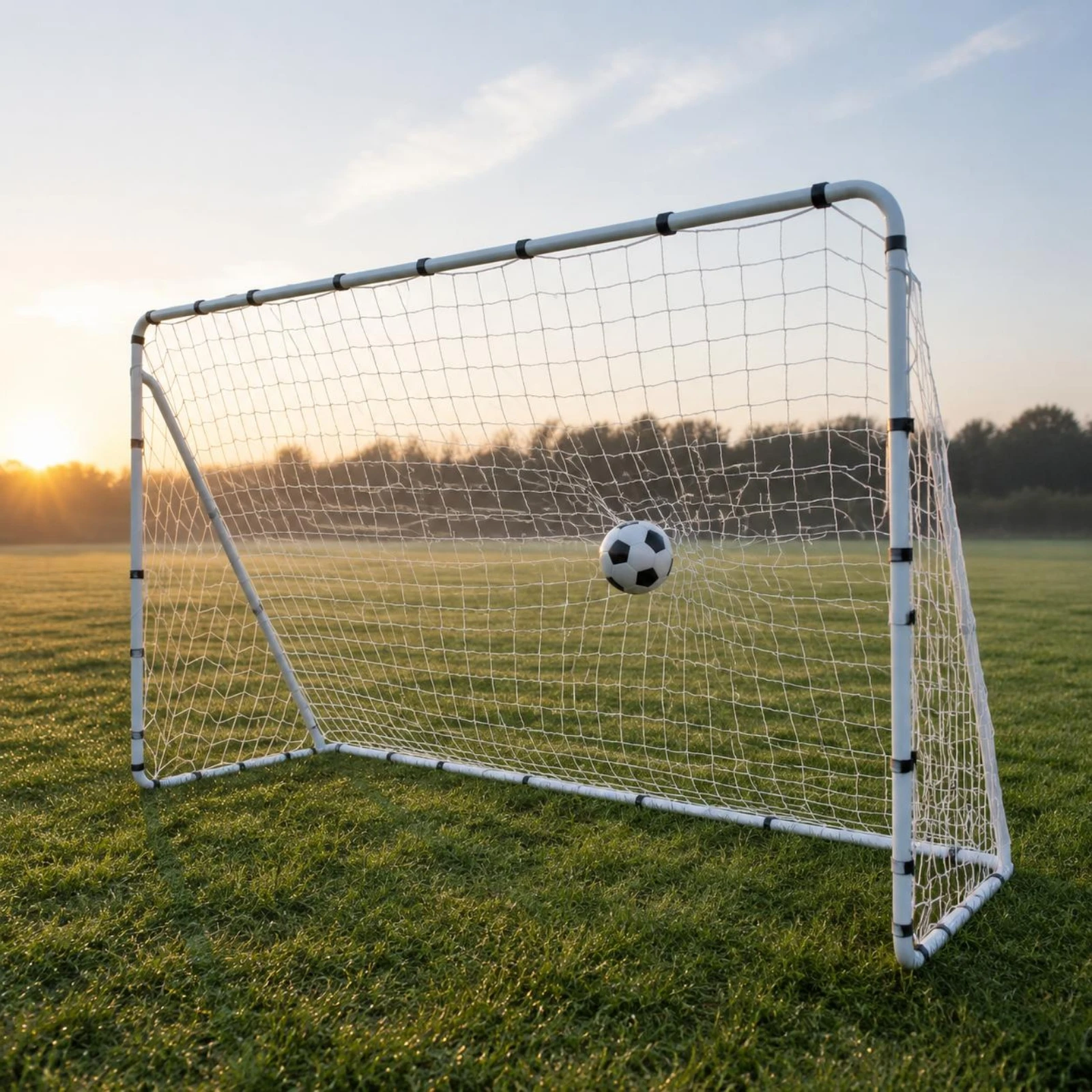 Stahl-Fußballtor für Innen- un – Outdoor Sports Net Bewertung und Preis