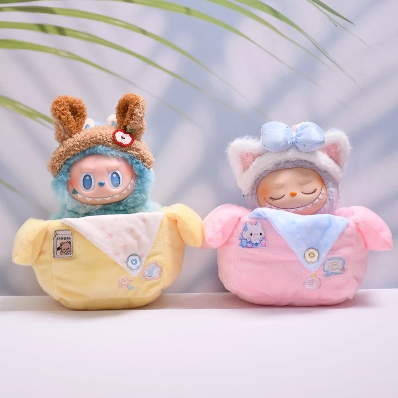 

Милые плюшевые куклы Labubu V1 V2 V3 Diy Design, одежда, игрушки, аксессуары для мини-куклы Labubu 15/17 см, подарочная коробка, сменное платье