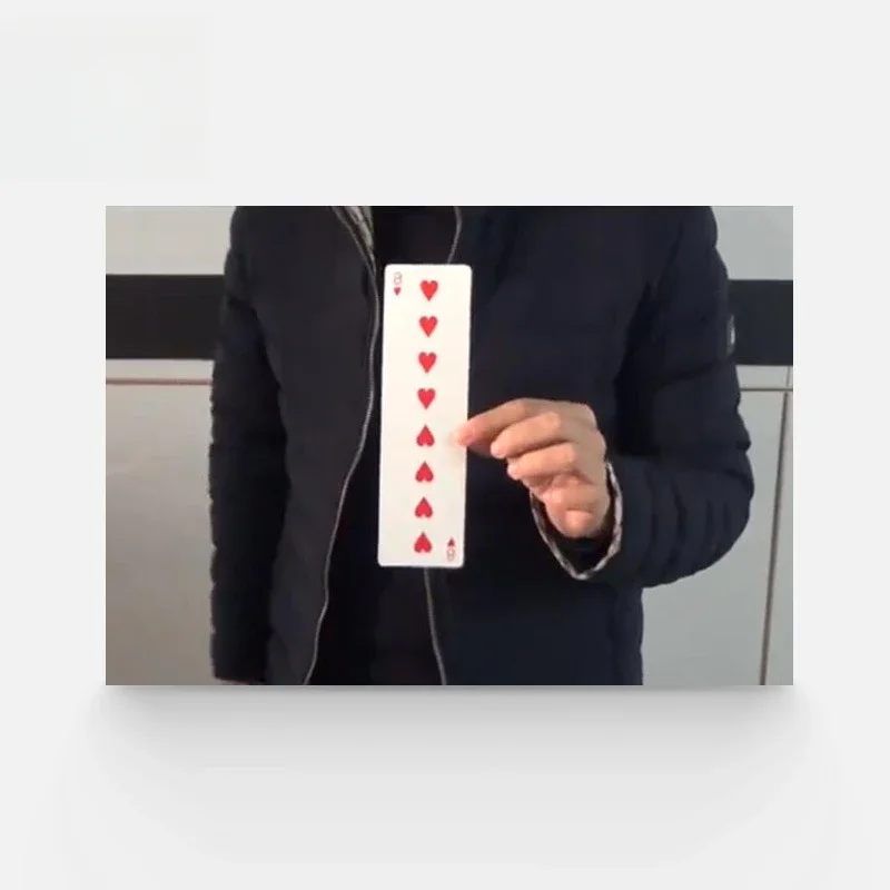 The Long Card Trick Mentalism Illusions Poker Card Magic Props Stage Magic Close Up Magie Magia Street Comedy Bar Trick Magician