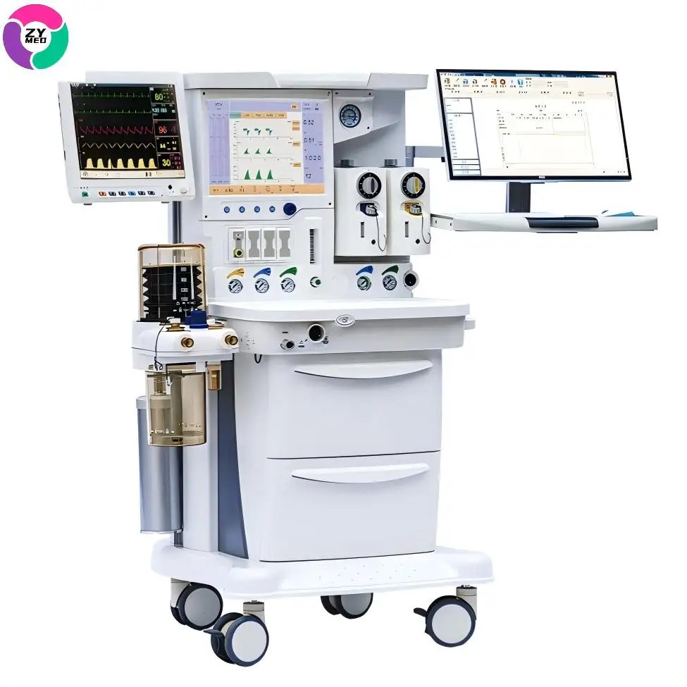 Portable Anesthesia Machine Multifunctional Emergency Surgical Breathing Device Anesthesia Ventilator Human Or Veterinary