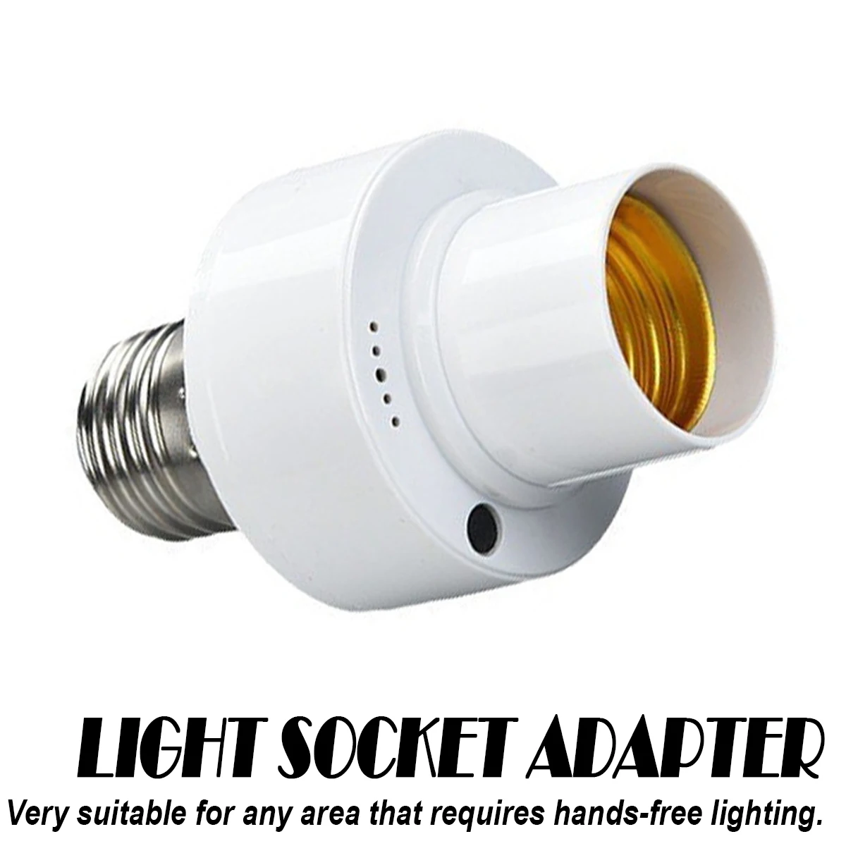 E27 Radar Sensor Lamp Holder 220v Light Holder Motion Movement Plastic Plug Wiring No Bulb Base Radar House Lighting Accessories