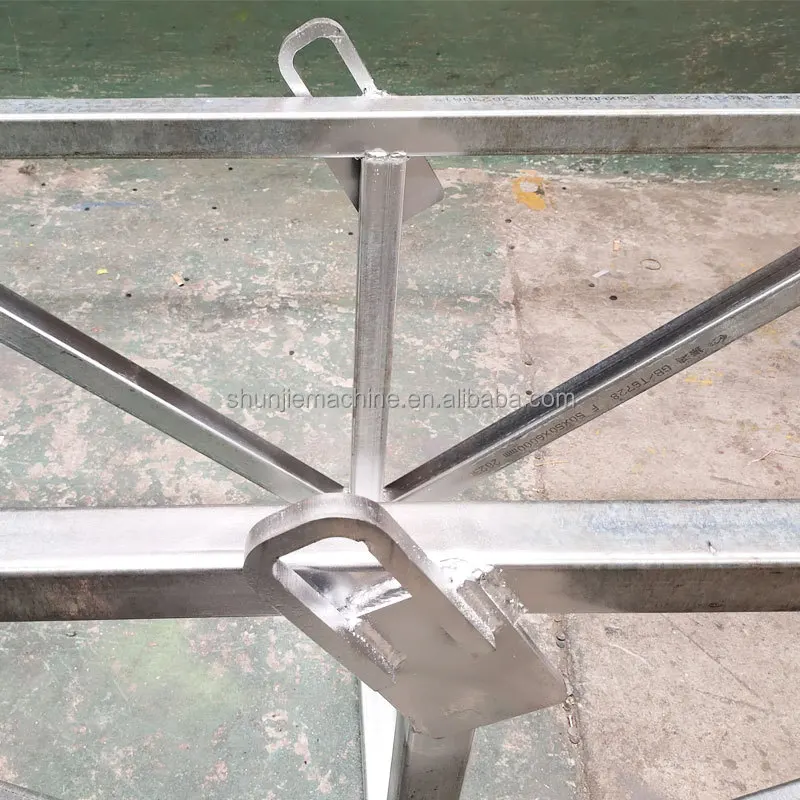 알루미늄 파이프 및 철제 튜브 프로파일 파이프 운반 가공 전용 회전 카트, 리프팅 링 디자인 포함 6m 길이