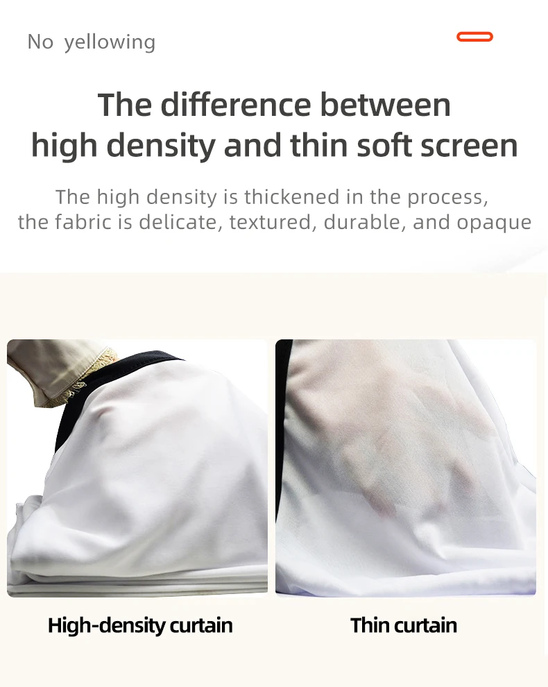 VEIDADZ Projector Screen White Less Creases 60-200 inch Soft High Density Portable Foldable Projection Screen for Outdoor Movie