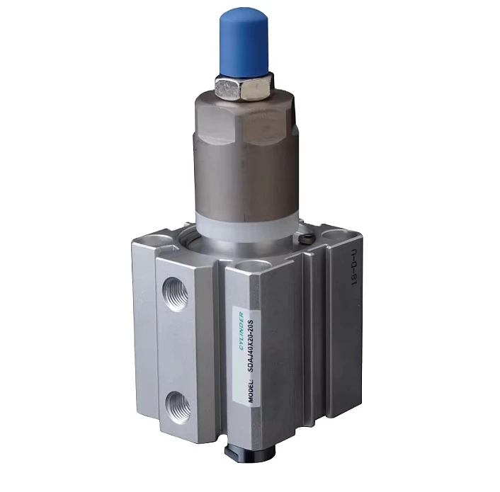 Sdaj40x10/20/30/40/50/60/75/100s OEM Brand Adjustable Thin Stroke Cylinder Compact Compound Type Pneumatic Component
