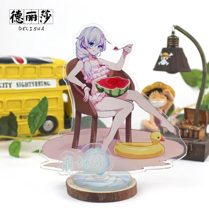 لعبة هونكاي إمباكت 3rd ميرش هويو موضوع سلسلة حامل أكريليك كيانا كاسلانا إليسيا ناتاليا ثيورا كليو هيباتيا نموذج دمية ديكور #6