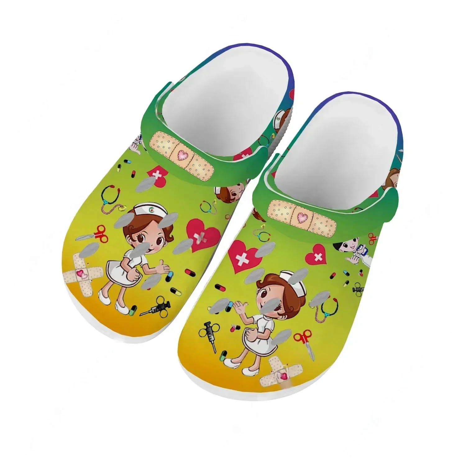 Nurse Water Shoes Mens Womens Comfortable Fashion Home Garden Clogs Customizd Sandals Beach Breathable Hole Slippers