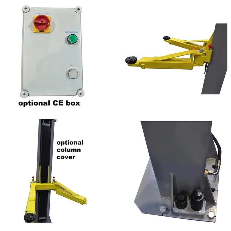 High Quality Portle Movle -Post Hydraulic Car Lift Fast Delivery Home Garage Car Hoist with Adjustle Column