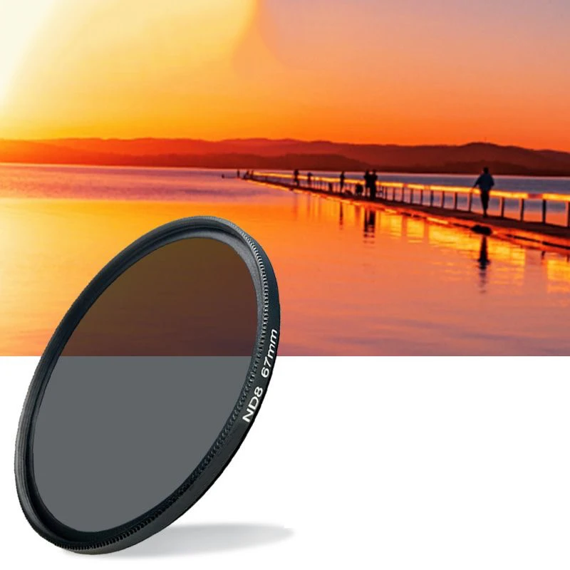 Lightdow Lens Filter ND8 49mm 52 55 58 62 67 72 77 82mm for Nikon Sony Pentax Canon Camera