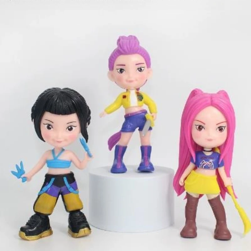 15.5cm アニメフィギュア K-POP デモンハンターズ カワイイ 男の子 女の子 子供 ファン向け ハロウィン クリスマス フィギュア デコレーションギフト