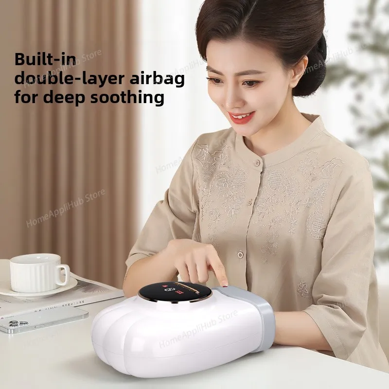 

Air Pressure Hand Massager hot compress relieves Hand fatigue Air Wave Push Massage finger joint Home Massager tools