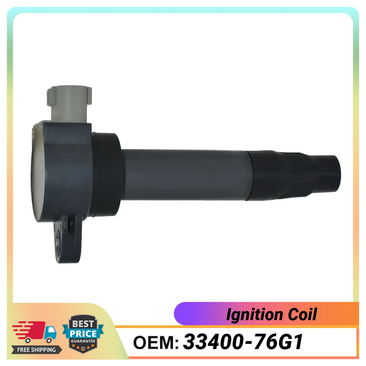 1pcs Black Ignition Coil 33400-76G1 3340076G1 For SUZUKI WAGON R MH21S 2003-2007