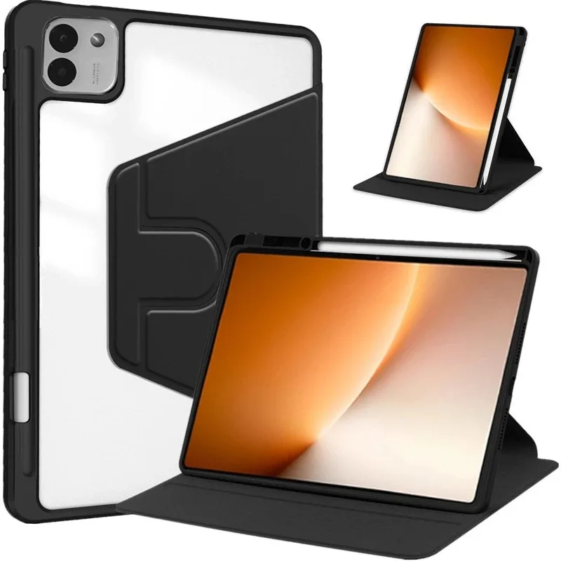 For Honor Magic Pad 3 Case with Pen Holder 360 Rotating Acrylic Stand Tablet Cover for Honor MagicPad 3 Magicpad3 Case 13.3 Inch