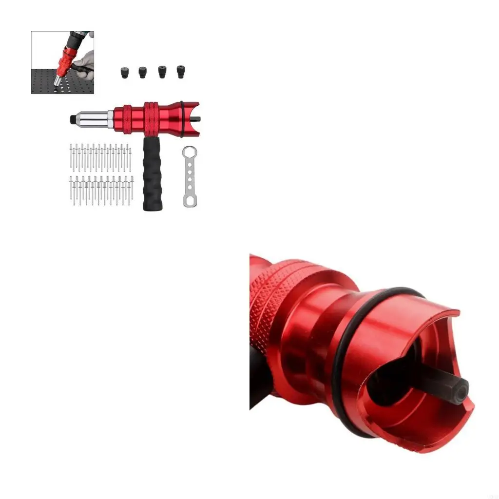 محول أدوات برشام احترافي 100 قطعة مسامير لمشاريع تحويل الحفر