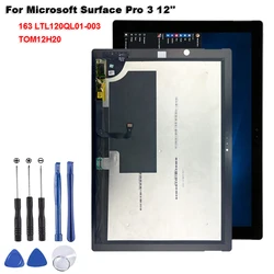 Pantalla LCD AAA + para Microsoft Surface Pro 3 Pro3 1631, montaje de digitalizador con pantalla táctil, repuesto LCD