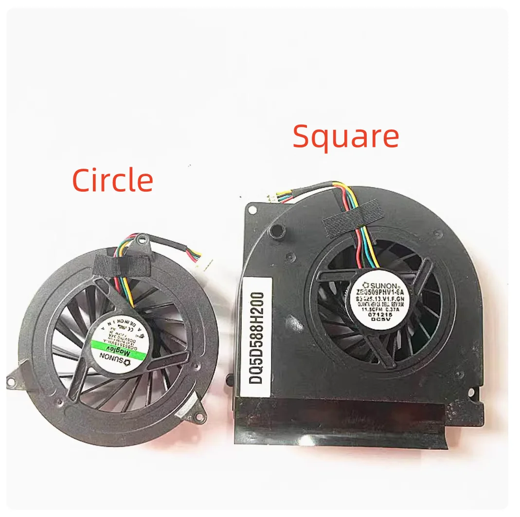 Новый охлаждающий вентилятор для Dell Studio 1735 1736 1737 1536 1435 K111D DQ5D566F500 MCF-C22CM05 DQ5D588H200 DFS 601605 HBOT Радиатор