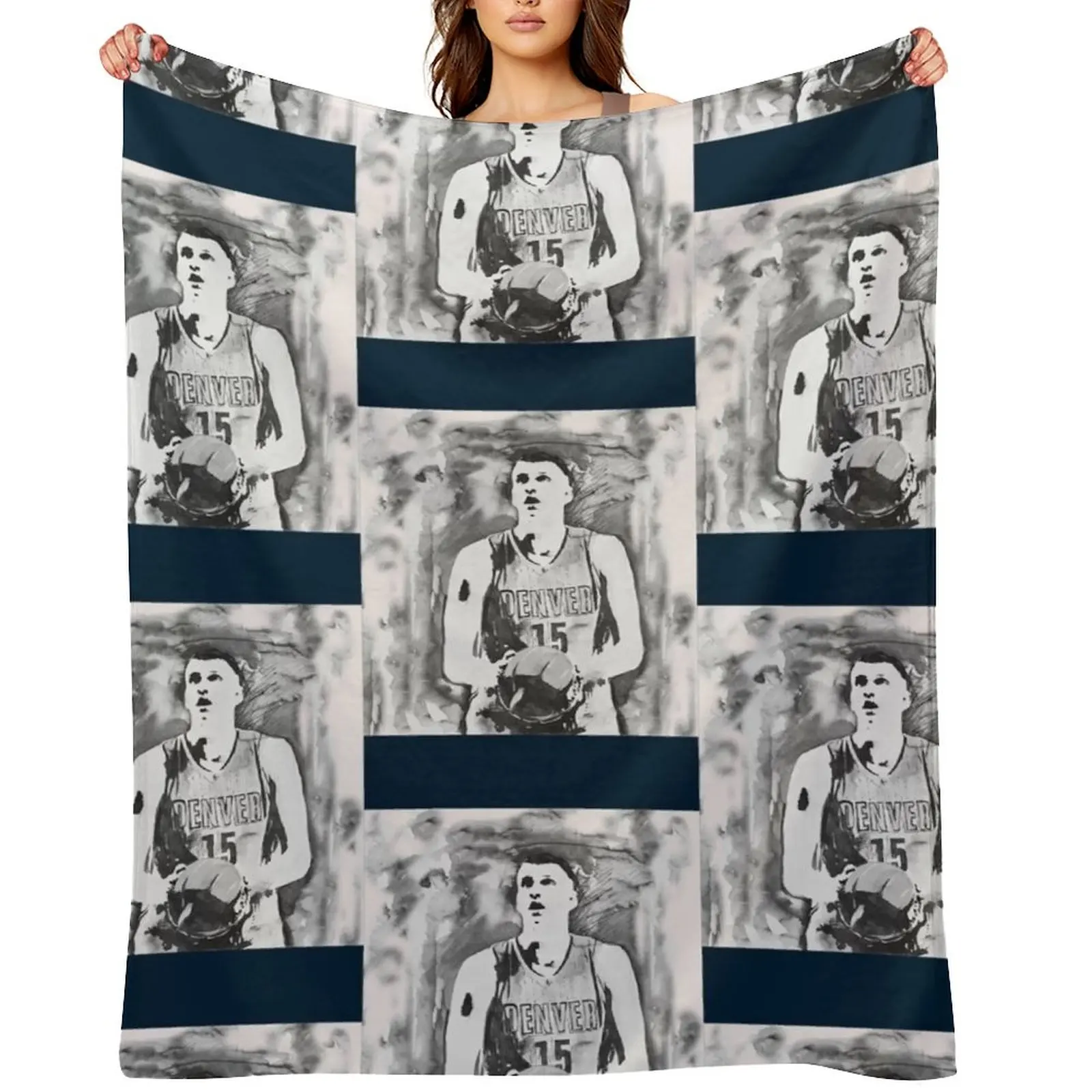 

Jokic(2) Throw Blanket Camping Blankets Sofas Of Decoration sofa bed decorative Blankets