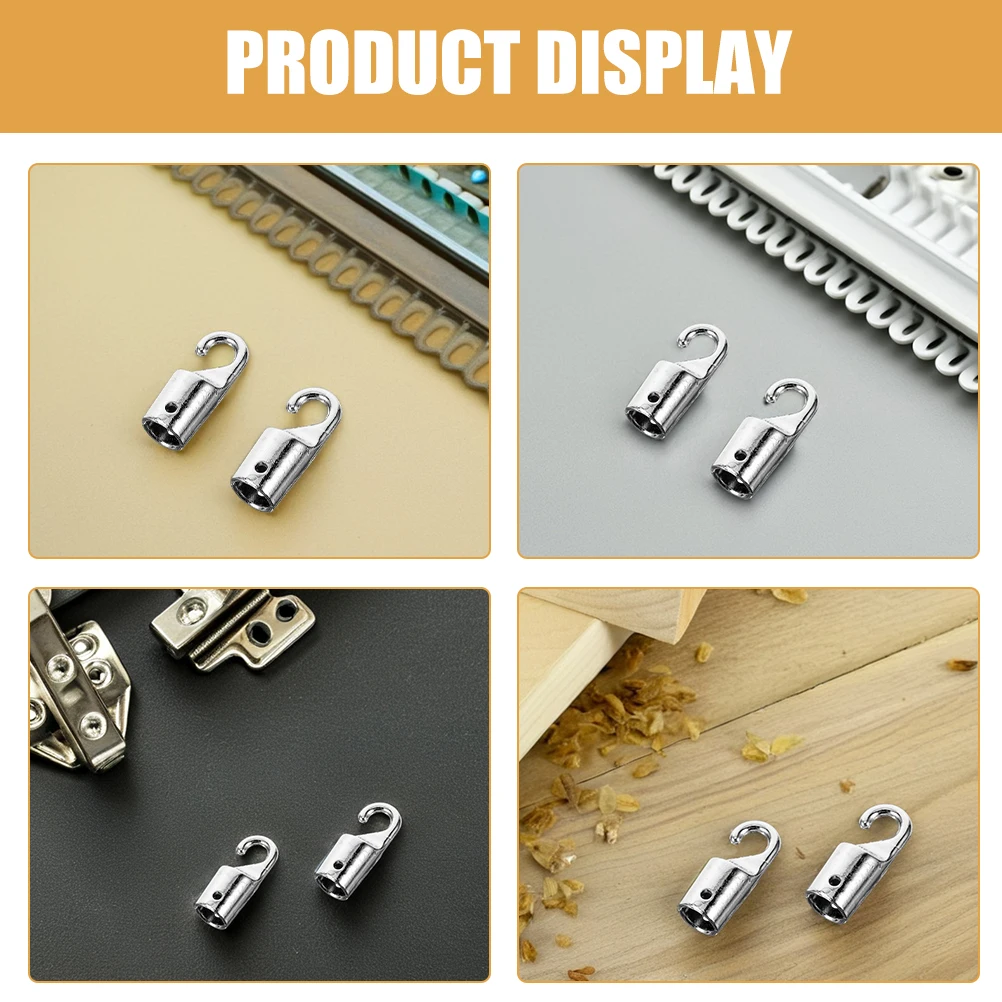 2Pcs Window Blind Tilt Wand Hook Replacement Drapery Pull Rod Curtain Assistant Hardware Blind Control Stick Mini Blinds Wand