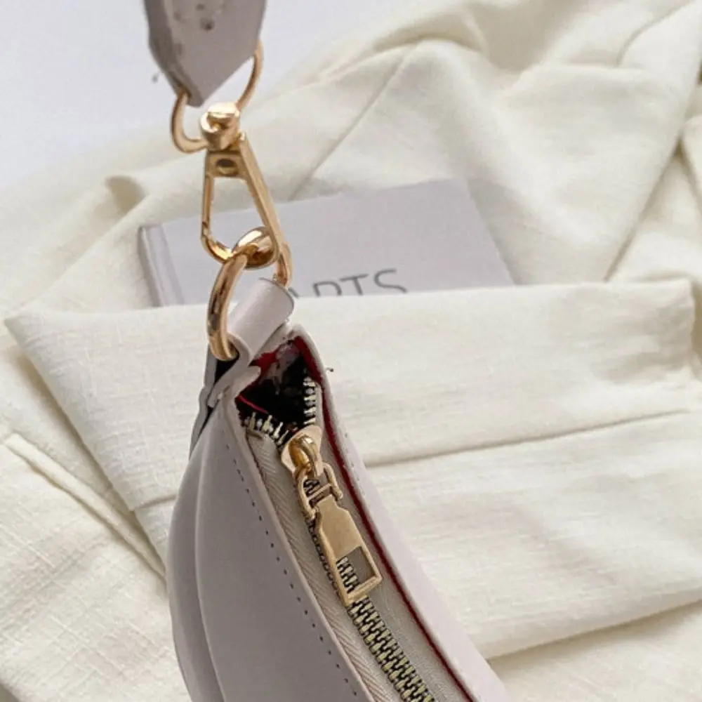 

Large Capacity PU Leather Hobo Bag Handbag Korean Style Simple Shoulder Bag All-match Phone Bag Ins Square Tote Bag Ladies/Girls