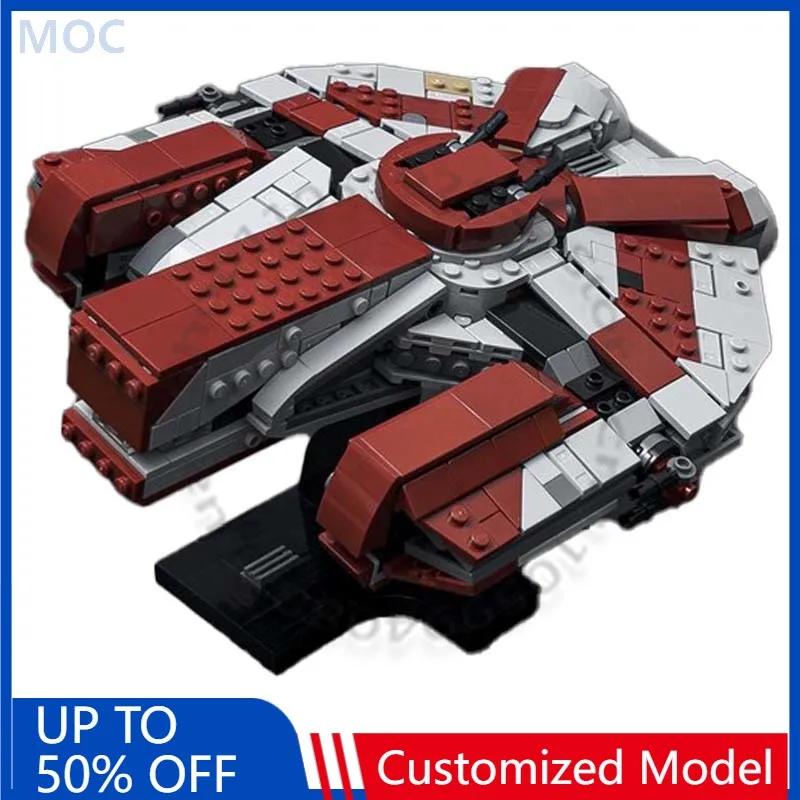 

998 деталей: Звездный дроид Эбон Хок из 75375 Falcon + 75363 Ahsoka T-6 MOC, модульный конструктор, игрушка для самостоятельной сборки, подарок на Рождество