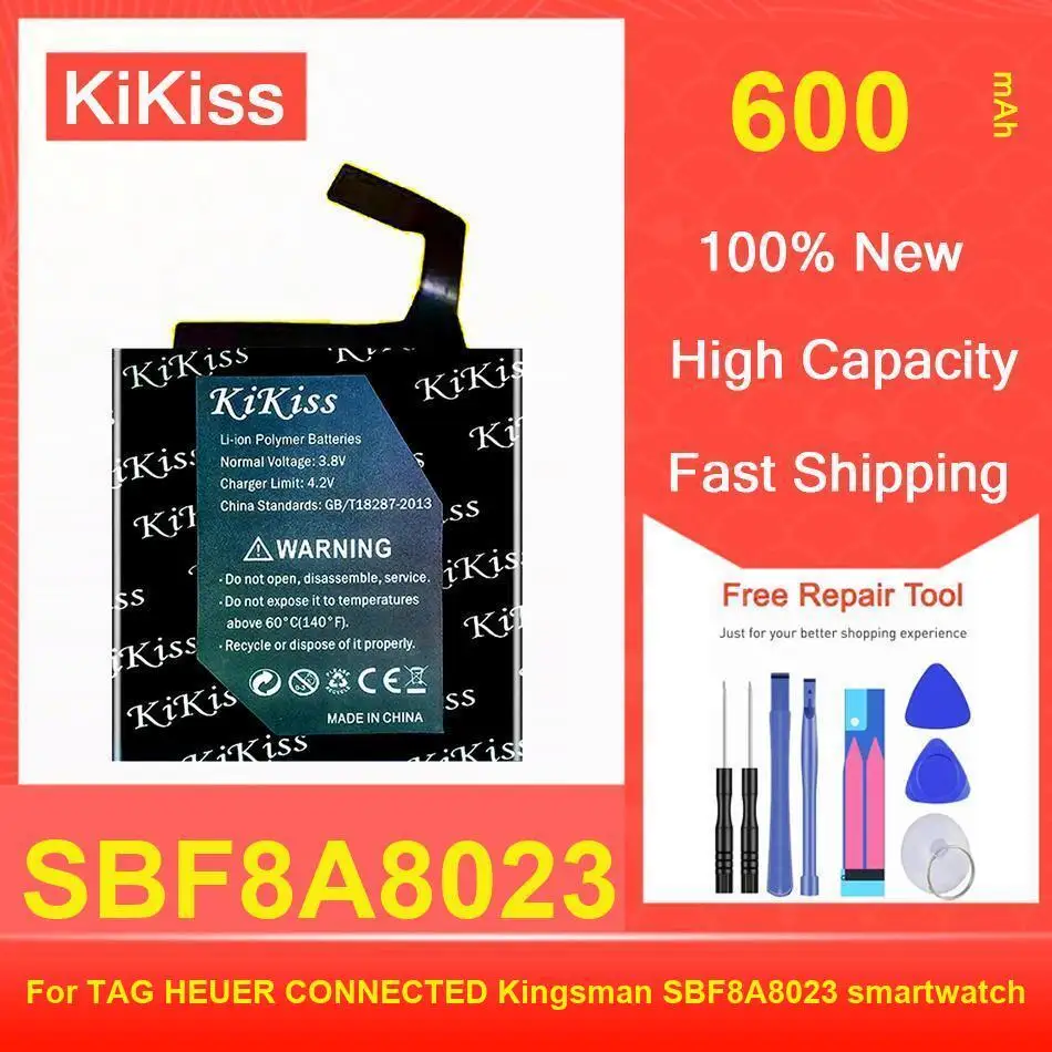 

Батарея Kikiss 600 мАч SBF8A8023 для умных часов TAG HEUER CONNECTED Kingsman