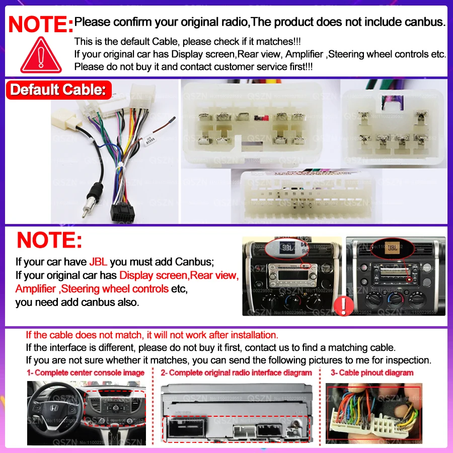 QSZN For Toyota FJ Cruiser J15 2006-2020 Car Radio 2K QLED Android 13 Multimedia Video Player AI Voice CarPlay Auto Head Unit 4G