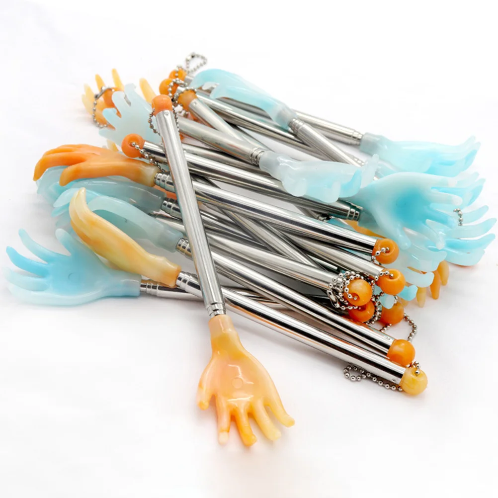 

3 pcs Adjustable Back Scratchers Telescoping Itch Relief Tool Portable Long Handle Scalp Safe Scratching Stick Retractable