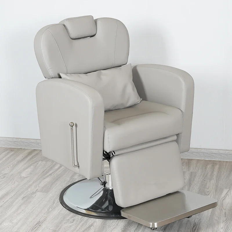 Treatment Reclining Chair Aesthetic Luxury Professional Hairdressing Armchairs Beauty Salon Stuhl Barber Furniture LJ50BC