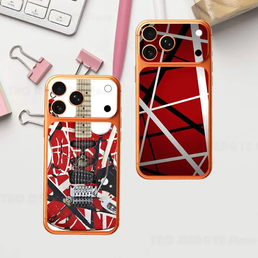 V-Van Halen God of Guitar For IPhone 18 17 Pro ProMax Full Back Cover Decal Wrap Skin Rear Protective Sticker Film