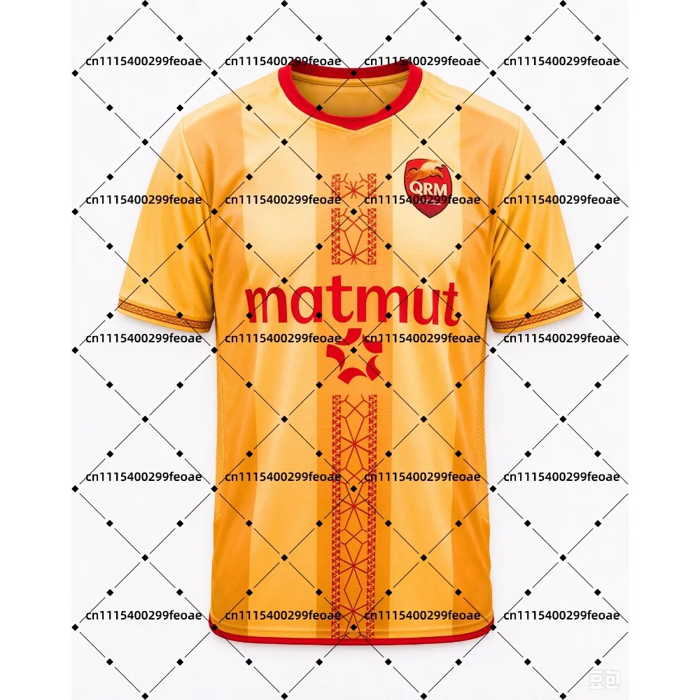 2026-27 Quevilly Rouen Métropole Home and Away Jerseys, T-shirts with Digital Printing Patterns, Sports Breathable Short Sleeves
