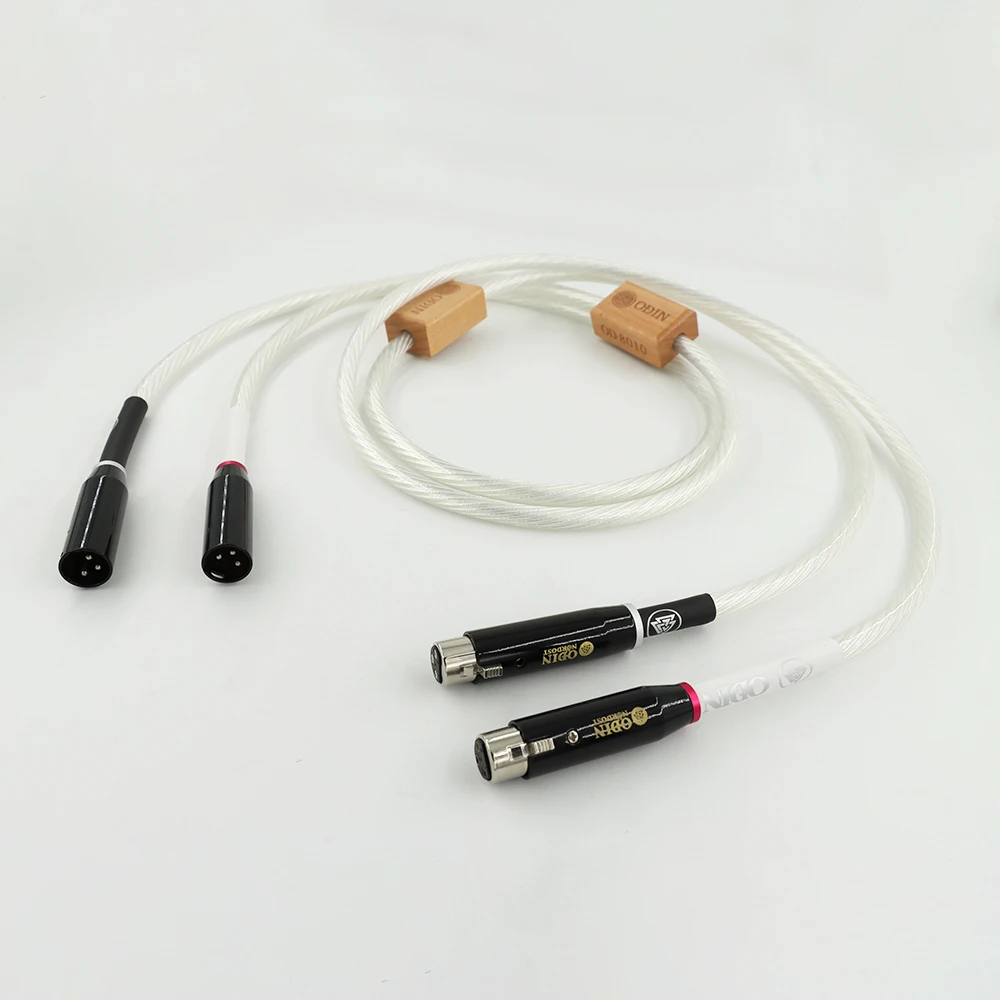 Nordost Odin Highest Reference Audio XLR Interconnect Cable Hifi Audio Balance Cable Silver Plated XLR Plug WIre Cable