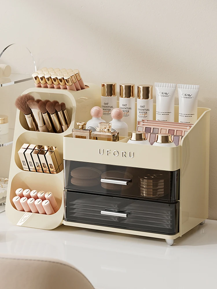 

Desktop eup Cosmetic Storage Box Der Sle Large Capaci Lipsti Organizer Cr Sle Rectangular elf for Desktop