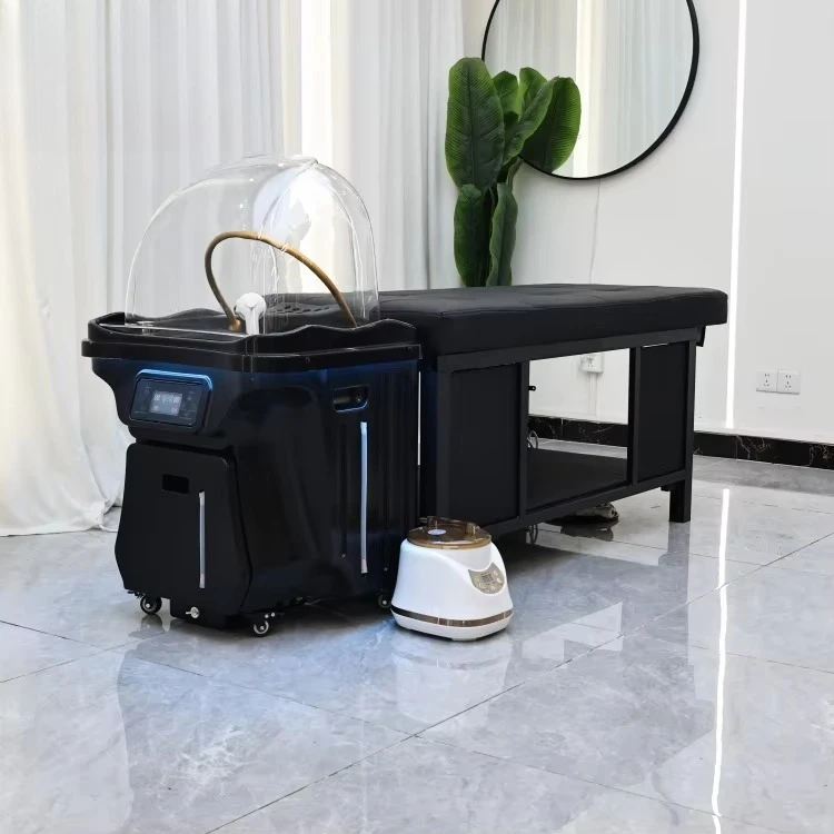 Popular No Plumbing Portable Shampoo Basin Sink with Water Tank Wastewater Bucket for Home Head Therapy Hair SPA