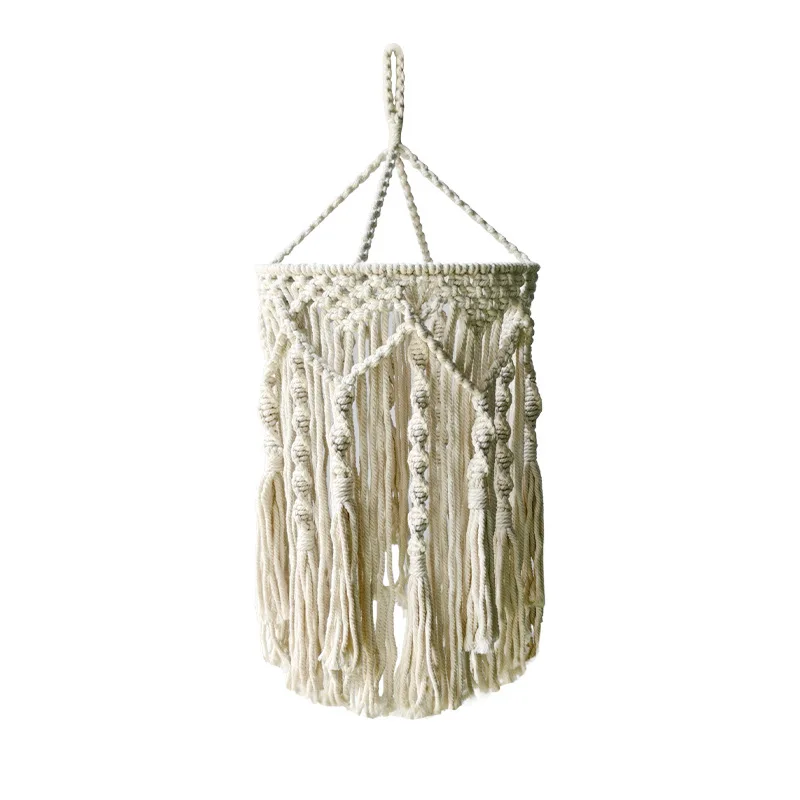 CX new cotton rope weaving, fringed retro decorative ornament, modern simple cotton rope decoration in the bedroom