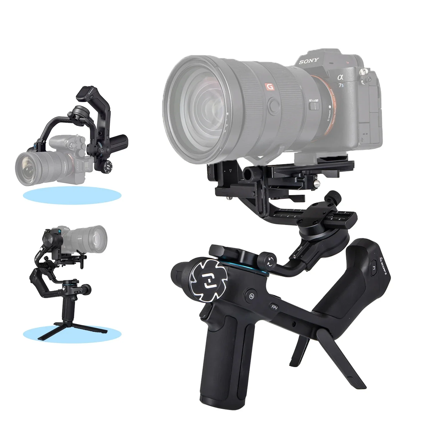 Tech SCORP 2 Kit Camera Gimbal Stabiliser Touchscreen Built-in AI Tracker For Mirrorless DSLR Camera  Scorp Upgraded