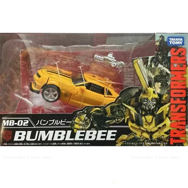 Takara Tomy Transformers Action Figure, Bumblebee Figuras Anime, MB-02, Deadpool, MB, Versão regular, One Piece Gift, Em Stock