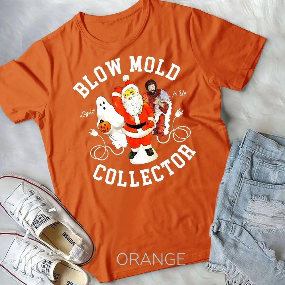 Blow Mold Collector Light It Up Christmas Halloween T-Shirt Unisex T-shirt