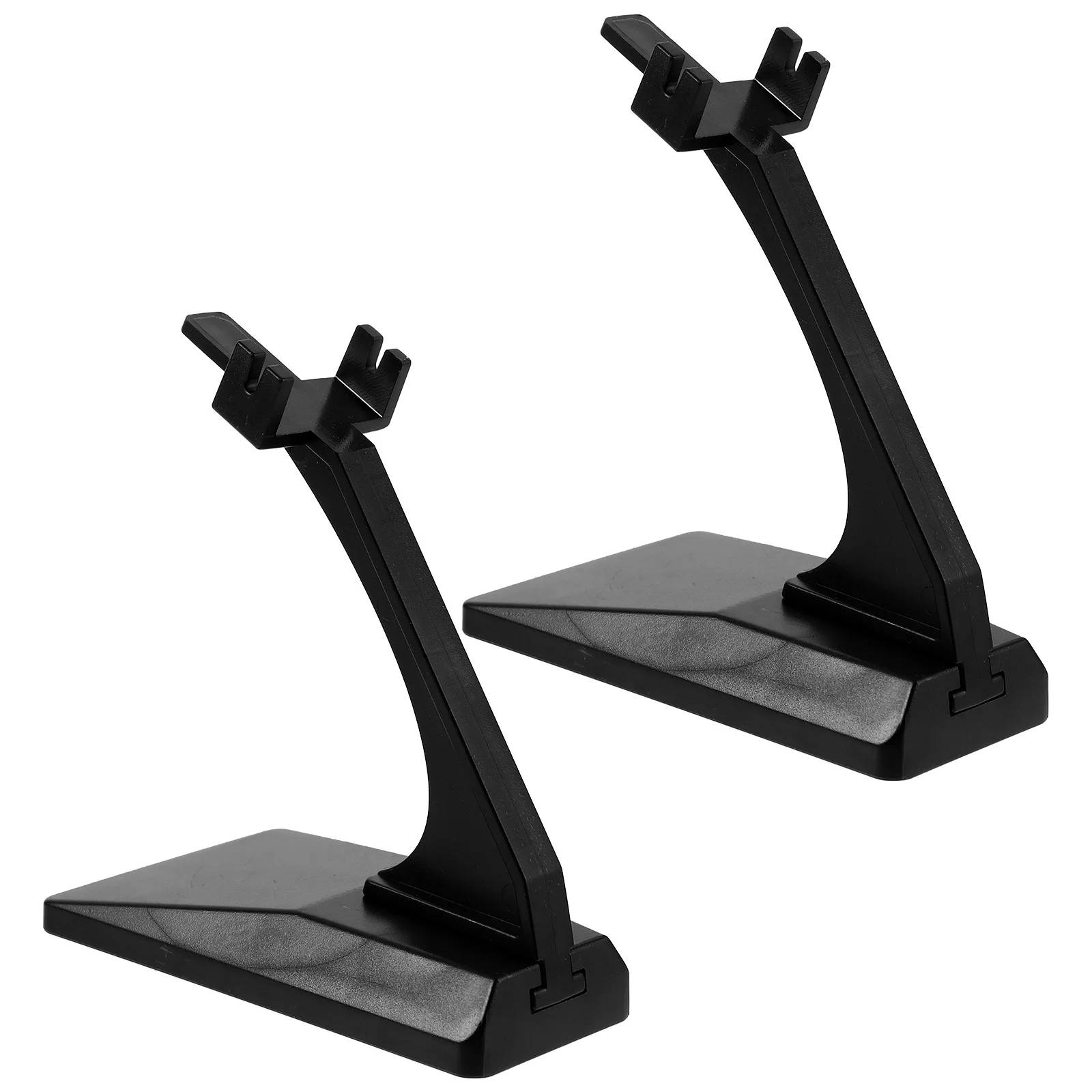 

2 Pcs Bracket Planes Display Shelf Stand Toy Holder Airplane Plastic Desktop Travel for Decor