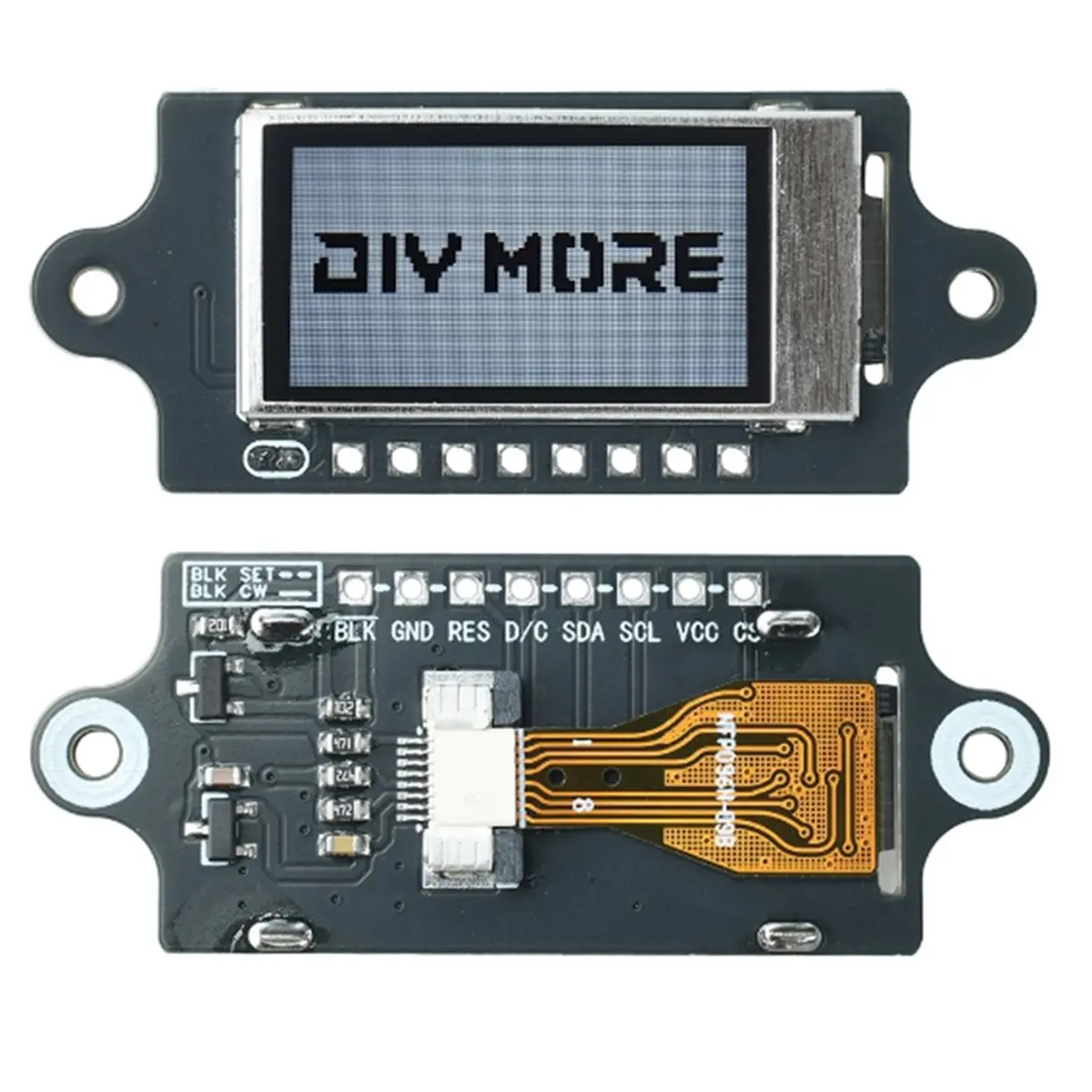 5Pcs 0.5 Inch OLED Display Module with ST7312 Driver IC for DIY Electronics Projects