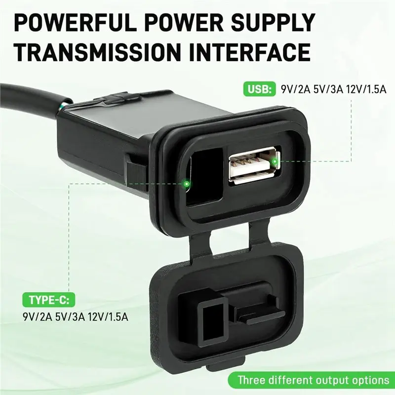 Dual USB Type-C For 450SS/450SR/450NK/450SR-S 800NK/NK800 250SR/SR250 300SS/300SR Sport Models