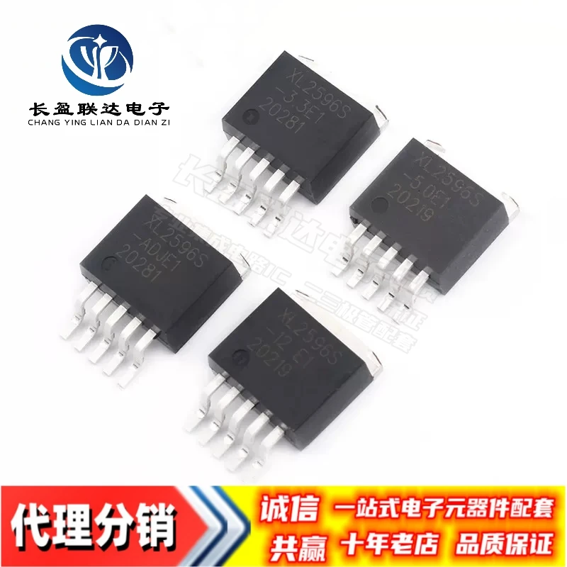 New Original XL2596 XL2596S-5.0E1 XL2596S-ADJE1 XL2596S-12E1 XL2596S-3.3E1 TO-263-5 3A 150KHz 40V Buck DC to DC Converter