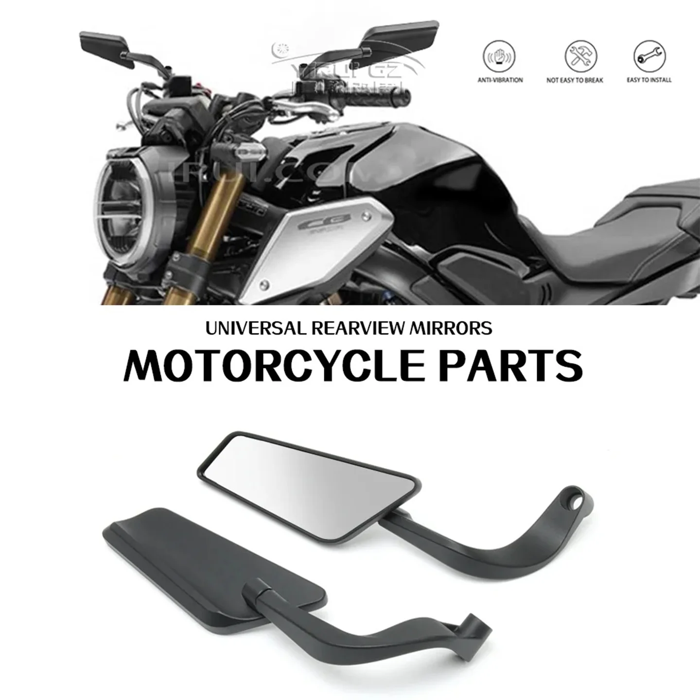 

Для HONDA CB650R CB500F CB1000R CB750 CB400F XADV750 мотоцикл новое боковое зеркало ветрокрыло Stealth Winglets зеркала заднего вида