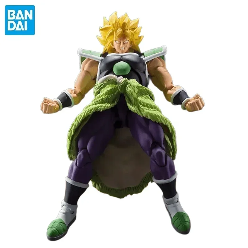 SHF Bandai Super Dragon Ball Broly Action Figure, Modèle de jouet cancers, Collector Anime Hobby, Authentique, Cadeau en stock, Original