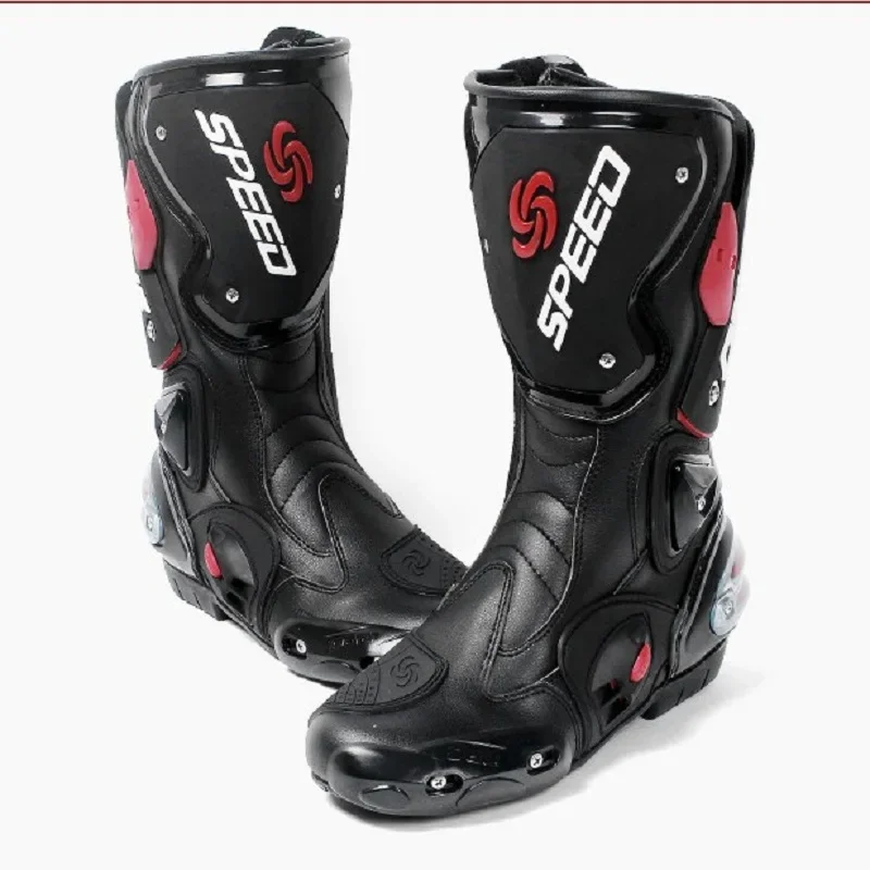 Motorcycle Boots Feet Protection High-Speed Pro-Biker SPEED Racing
