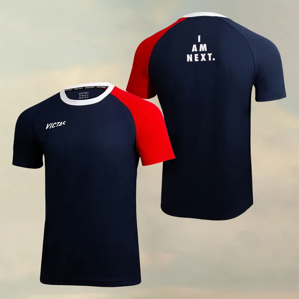

Summer Fashion Men's Ultra-thin Fitness Sports Breathable Short Sleeve Men's Table Tennis Quick Drying T-shirt Tennis Clothes
