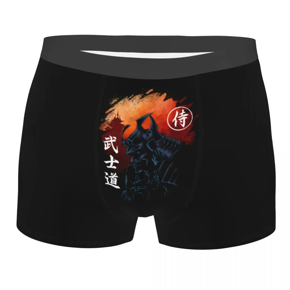 

Custom Bushido Samurai Underwear Male Printed Japanese Oni Warrior Boxer Shorts Panties Briefs Breathable Underpants