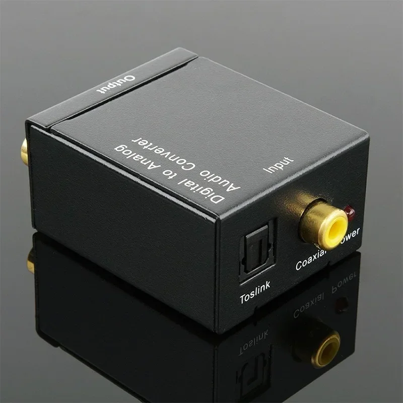 Audio Converter Adapter Amplifier: Digital To Analog, Digital Optical Coax/Coaxial/Toslink To Analog RCA L/R