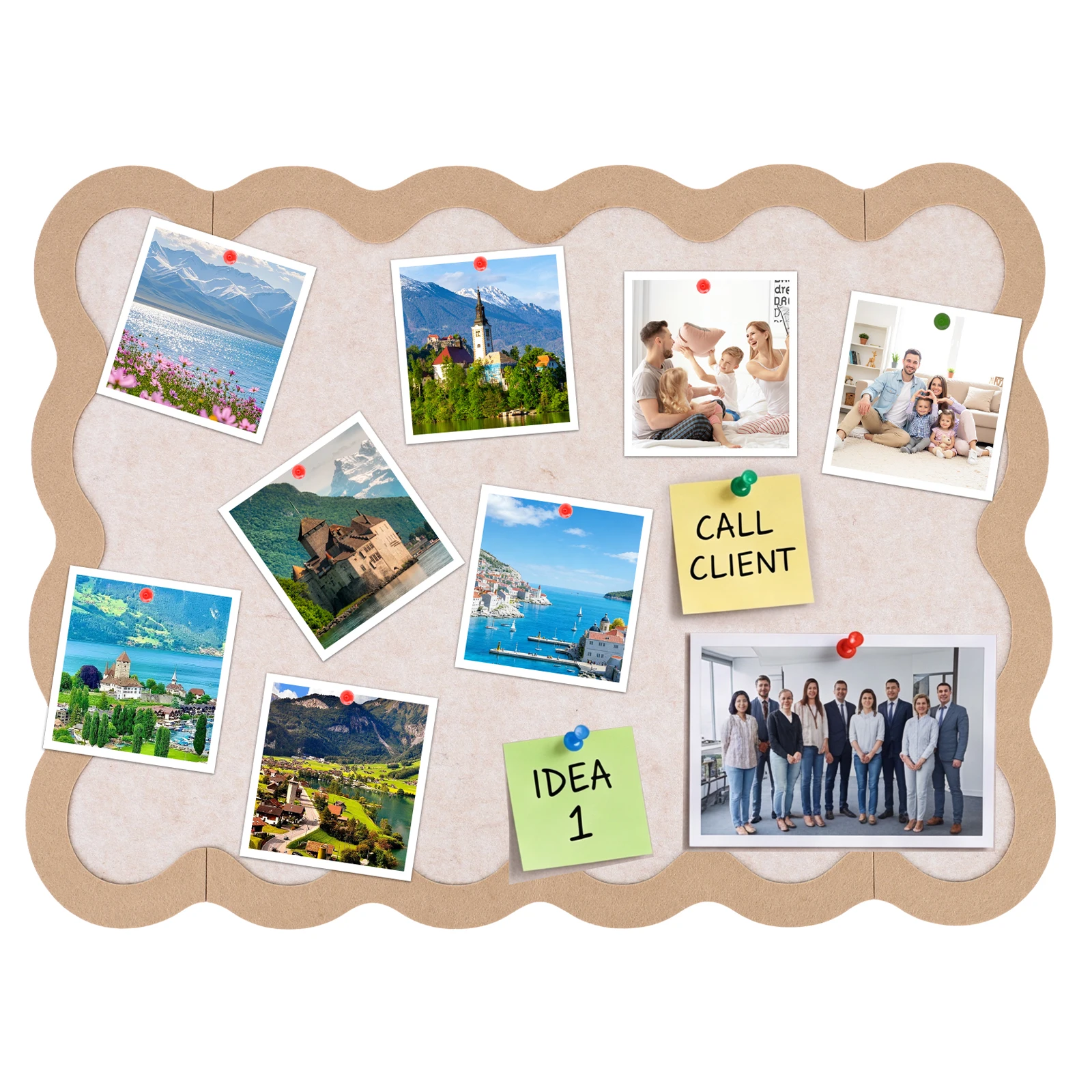 Home Textiles Photos - Фетровая доска для декора стен, фетровая