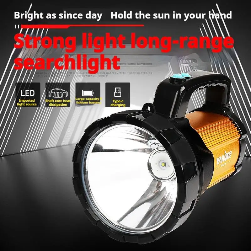 

Jungle-Stay 926 LED Flashlight Strong Charging Outdoor Super Bright Portable Searchlight Remote Spotlight High-Power Hernia Lamp