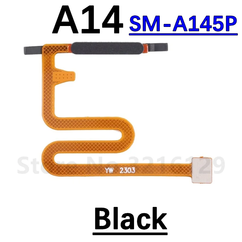 

Home Button Fingerprint Sensor Flex With Power Key Button Flex Cable For Samsung A14 5G A145F A145P A146B A146P