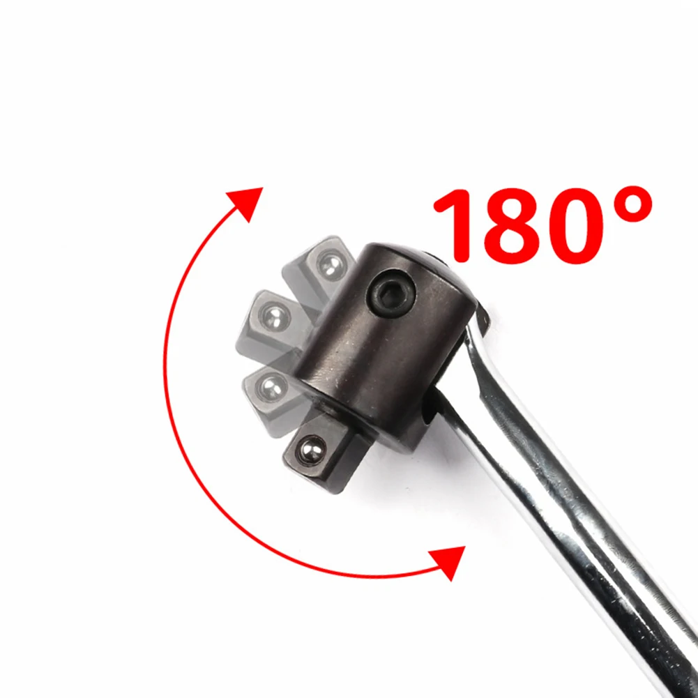 Chave de soquete flexível de 24 polegadas, comprimento 1/2 polegadas, alça de catraca, chave de soquete de torque, chave de liberação rápida automática, ferramentas manuais